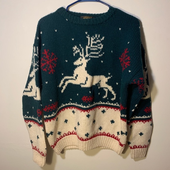 Eddie Bauer Sweaters - 🎄SHIPS SAME DAY🎄VINTAGE CHRISTMAS SWEATER🎄